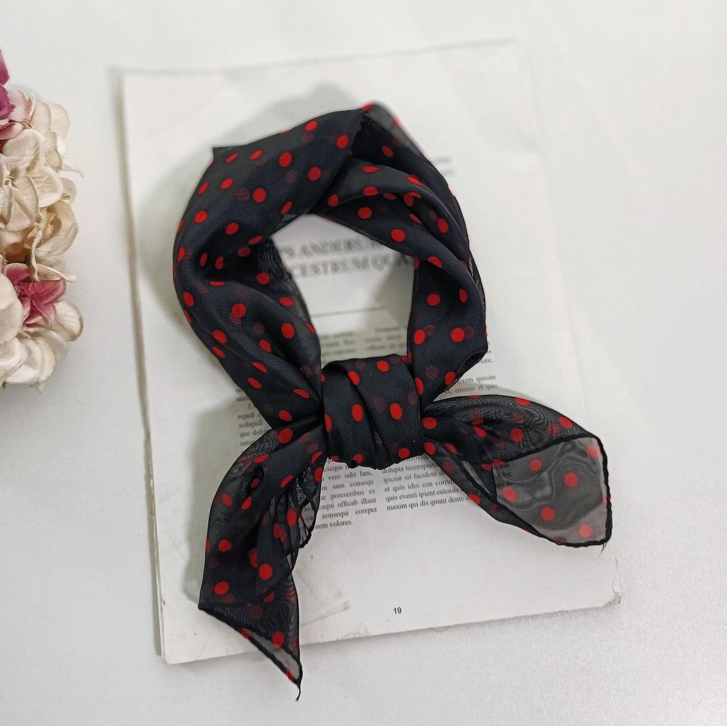 65*65Cm Summer Fashion Chiffon Flower Scarf Ladies Head Neck Square Scarf Shawls Female Hair Ties Bands Neckerchief Shawl