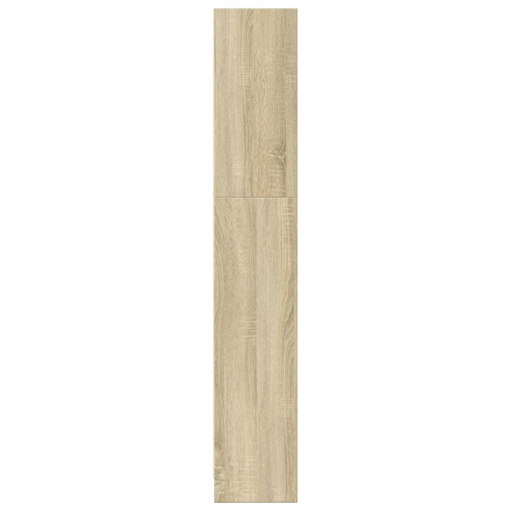 Vidaxl Regał, Dąb Sonoma, 80X24X143 Cm, Materiał Drewnopochodny