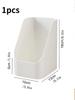 1pcsStorage Box Sundries Organizer Case Inclined Opening Classify Storing Plastic Dormitory Living Room Desktop Daily Use
