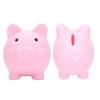 Piggy Bank Rugged Durable Vinyl Cartoon Animal Pig Coin Cash Piggy Bank Boy Girl GiftPink