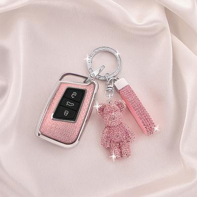 Luxury Diamond Pattern Tpu For Vw Volkswagen Magotan Magotan Gte Passat B6 B7 B8 Cc Arteon Remote Smart Car Key Case Cover Fob