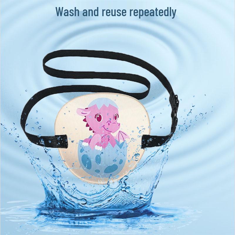 Children's 3D Cartoon Eye Patch for Strabismus & Amblyopia Correction - Pirate Shading Mask