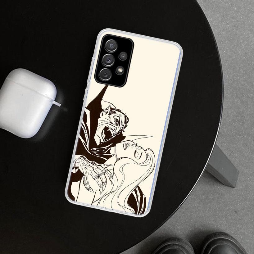 Gothic Vampire Scarlet Art Phone Case for Samsung Galaxy A17 A16 A26 A36 A56 A57 A37 A15 A25 A35 A55 A14 A24 A34 A54 A13 A23 A33
