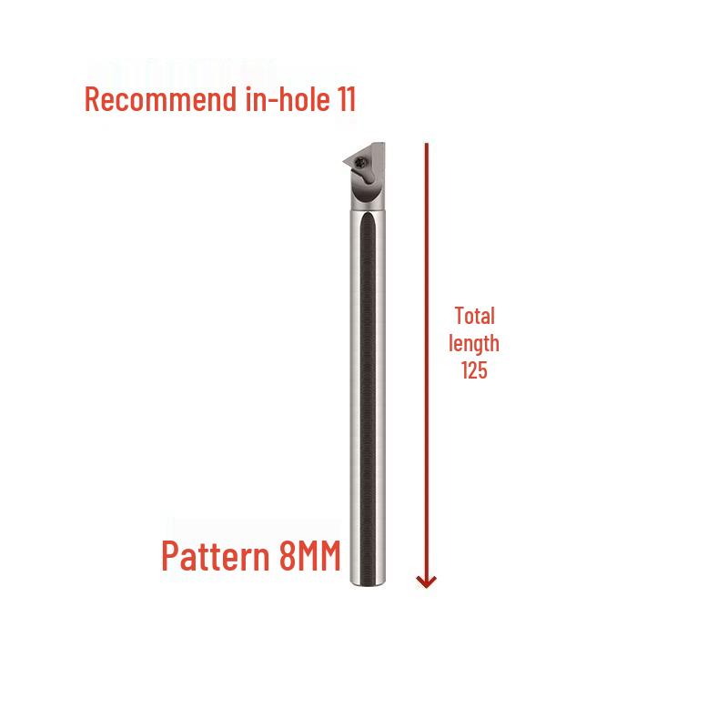 60° Triangular Boring Bar with Threaded Pick-Off for Internal Hole, Model STWBR06/STWCR11.