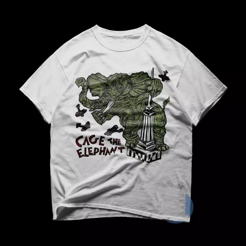 

Cage The Elephant Band Unisex 2024 T Shirt Full Size Unisex T-Shirt L