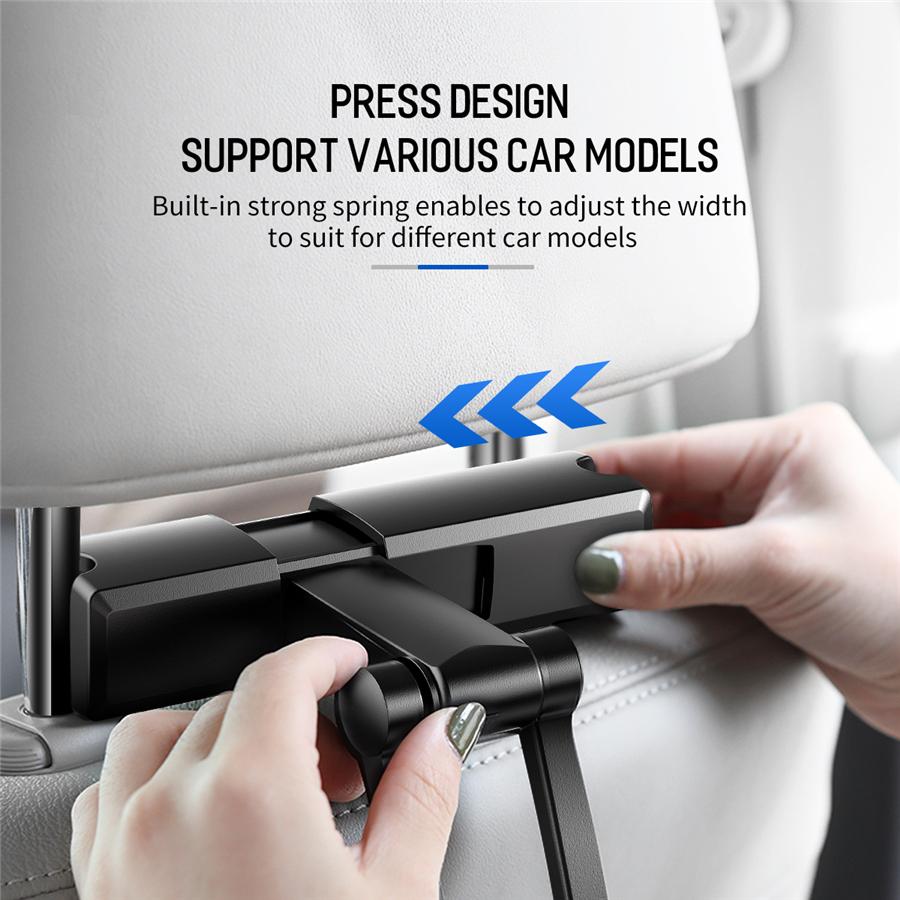 Car Headrest Mount for Kids Works with All 4- 10.4Inch Devices, Such As New iPad