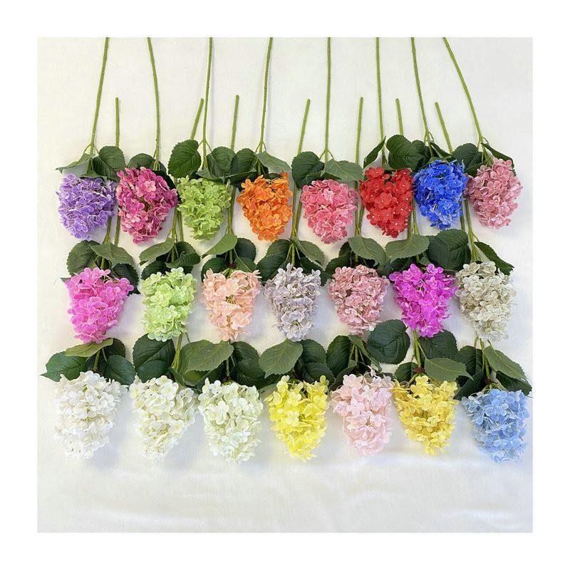 Lifelike Hydrangea Flower Soft For Event Styling Home Decor Arrangement