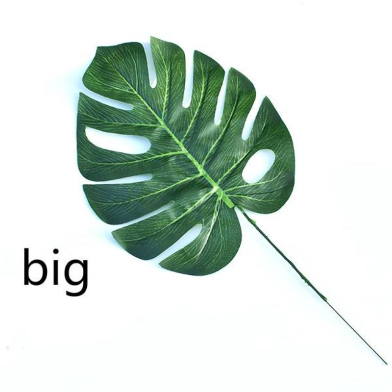 1pcs High Simulation Artificial Monstera Tropical Plant Leaf for Office Store Decorations Home Party Decor Plants House Decor