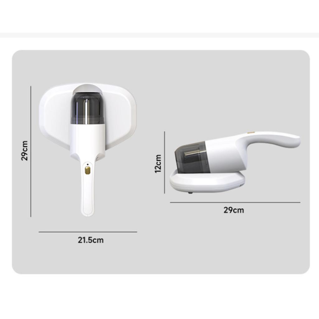 Bed Vacuum Cleaner Machine 350W Strong Suction Efficient Cordless Handheld Mattress Vacuum Cleaner for Bed Sheet Pillow Couch