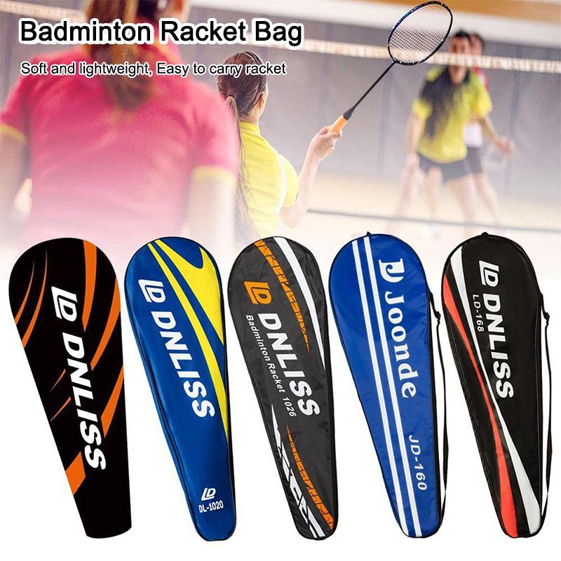 Badminton Racket Cover Protective Cover Portable Bag Racket Cover Ball Bag Badminton Bag Racket Bag Cloth Bag Can Hold 1-3Pcs