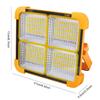 Solar Flashlight with Stand Holder 400W LED Solar Floodlight IP66 Waterproof Searchlight USB Rechargeable Emergency Repair Light