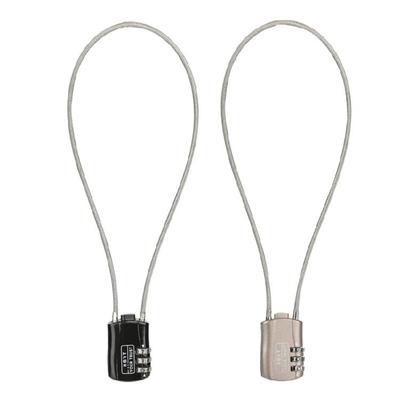 Combination Passwords Lock Bicycles Code Lock, Bikes Helmets Wire Lock Kids Bikes Helmets Cable Lock for Cycling Helmets