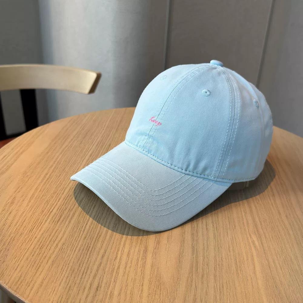 Spring New Simple Keep Baseball Cap Unisex Pure Cotton Breathable Versatile Travel Face-Enhancing Baseball Cap