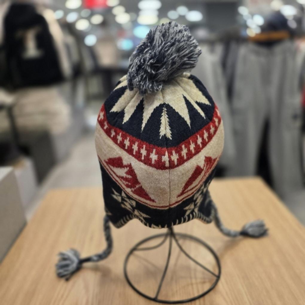 Jeep_Surgery Jacquard Knit Pom-Pom Hat_JP4GCU803