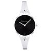 Fashion Series Watch Quartz Movement Steel Strap 30Mm Black Dial Women Watches 25100026