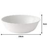 NARUMI Silky White Salad Bowl, 16cm, White, Cute Relief Design, Cereal Bowl, Soup Bowl, Microwave Heating, Dishwasher Safe, 9968-1658P