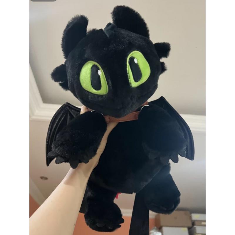 Cute and Funny Toothless Plush Backpack - Japanese Anime Style for Commuting
