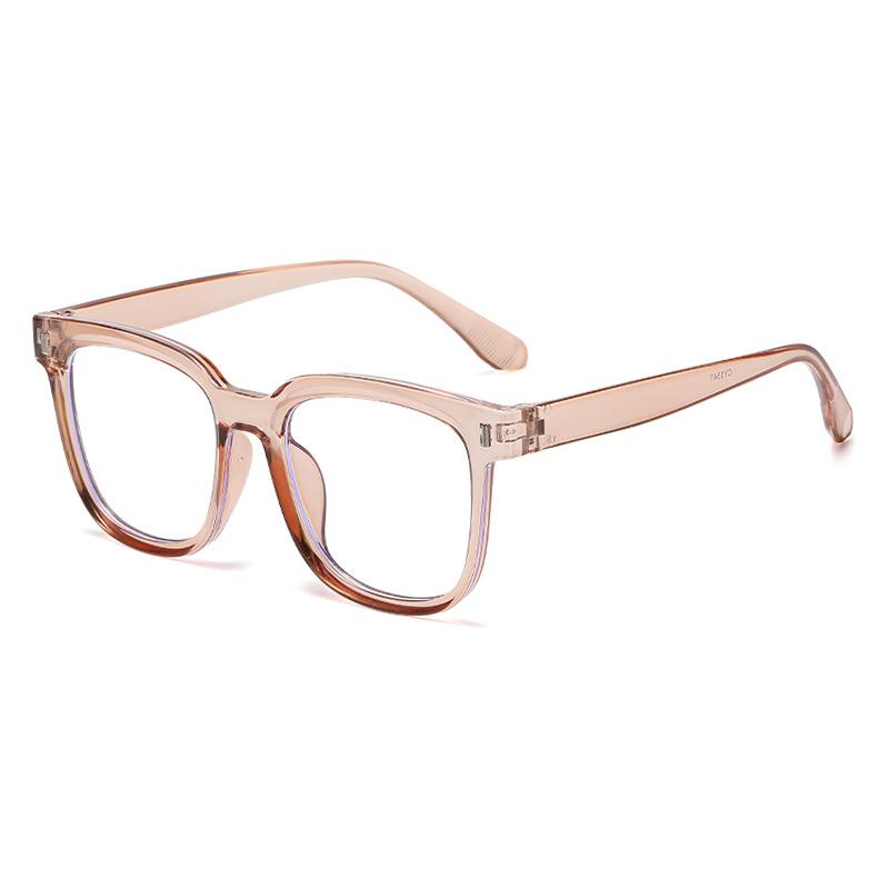 541 Large Frame Square Anti-Blue Light 2024 New Rice Nail Plain And Thin Glasses Frame Retro Flat Mirror