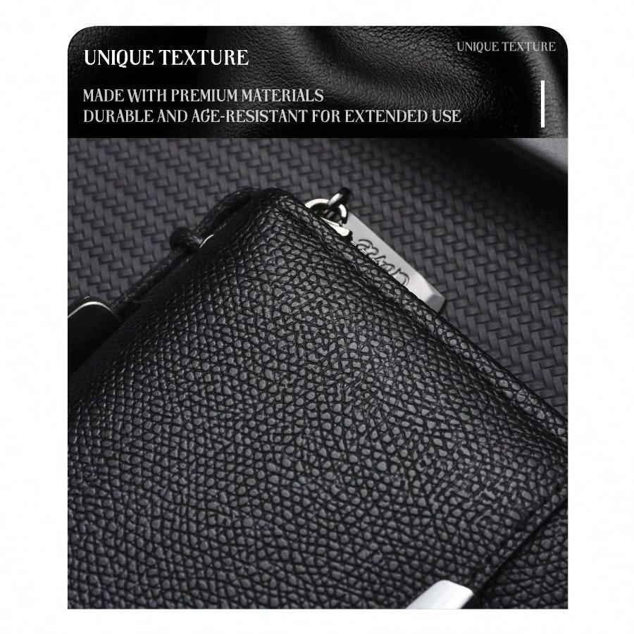 Long zipper large capacity multi-card clutch bag business fashion youth men's bag