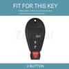 3 Buttons Tpu Anti-Scratch Keyless Protector Car Key Cover Case For Chrysler Jeep Grand Cherokee Dodge Durango Magnum Ram