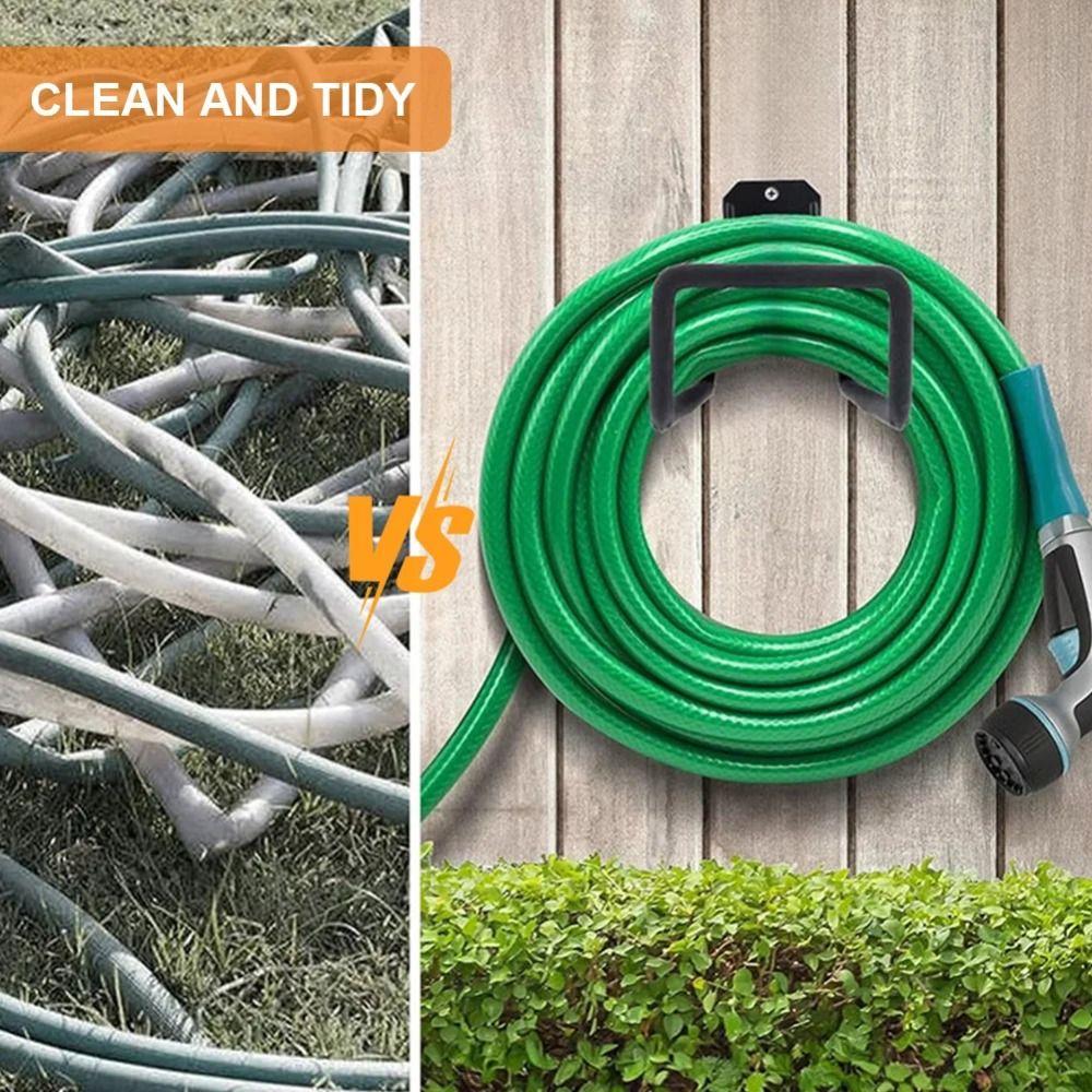 Rust-proof Water Hose Storage Rack Iron Metal Garage Wall Hooks  for Air Hydraulic Hose