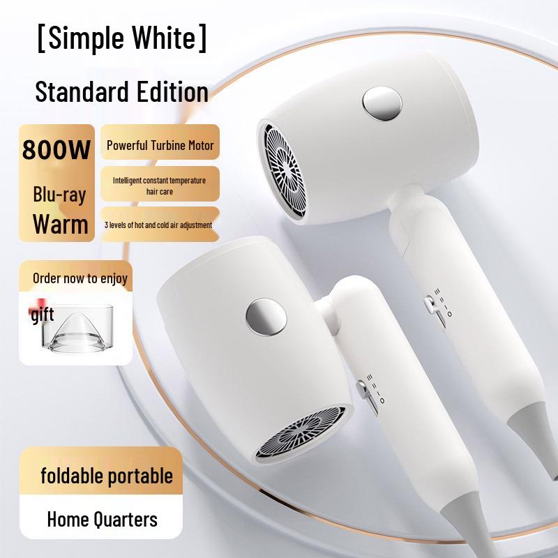 Youteng Portable Folding Hair Dryer: High Air Volume, Ideal for Dorms & Hotels