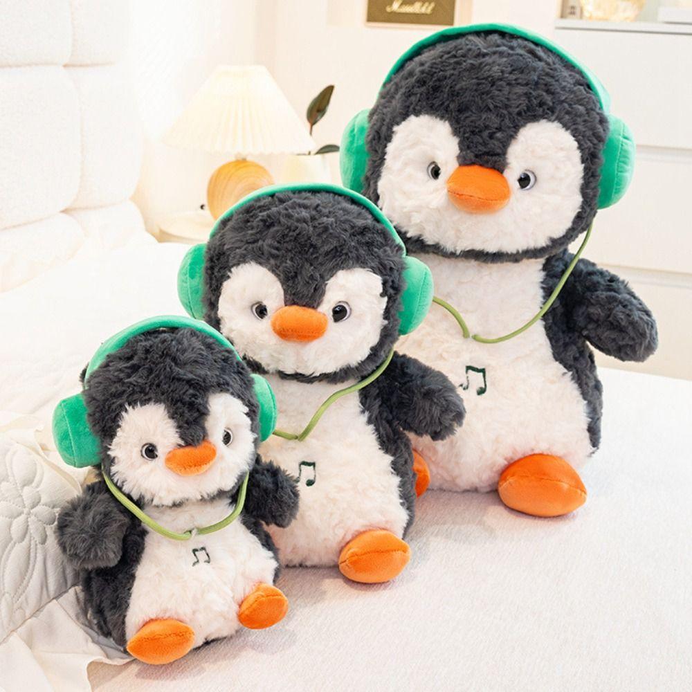 Soft Material Penguin Plush Toy Cartoon Style Soft Doll Animal Doll Throw Pillow  Christmas Present