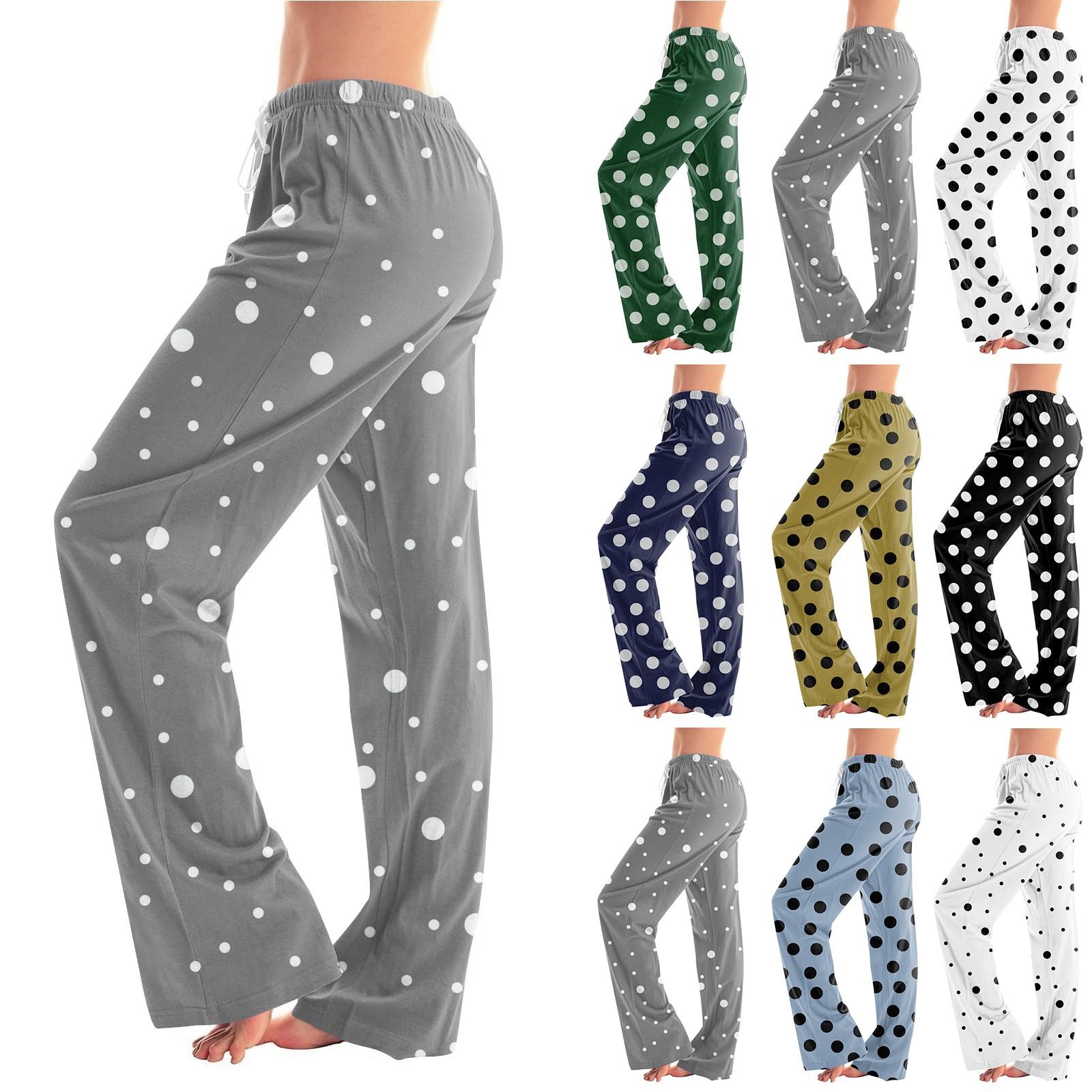 

Women Winter Soild Color Pants Full Length Long Trousers Sports Pants L чорний