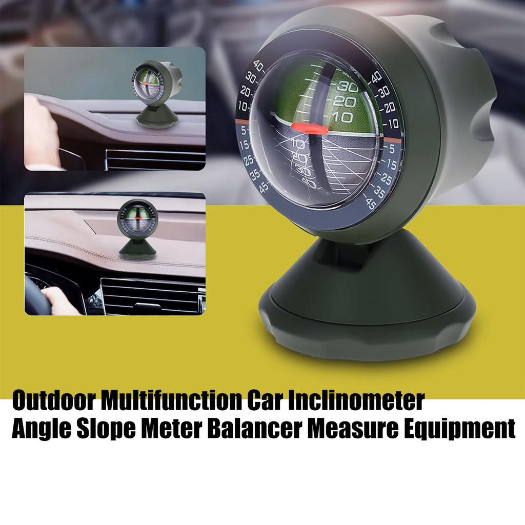 Digital Vehicle Inclinometer Car Slop Level Gauge High Accuracy Slope Measurement ABS Materials Suitable For Vehicles
