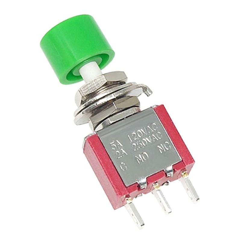 Mini Momentary Push Button Switches PS102 3Pin 6Pin Atomatic Reset 2A250VAC 5A120VAC For Electronics Appliances