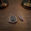 Adult Magnetic Stress Relief Toy Slide Pivot Sliding Magnet Click Coin Compact Triangular Tactile Coin for Stress Anxiety Relief