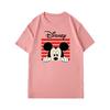 Disney Mickey Mouse Cartoon Print Short Sleeve Casual T-Shirt For Men Summer Fashion Hip Hop Streetwear Unisex Couples Clothing
