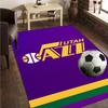 Jazz Basketball Team Rug Office Carpet Non-Slip Mat, Chair Rug Floor Covering for Gaming, Bedroom, Living Room , Home Decor Christmas Gift