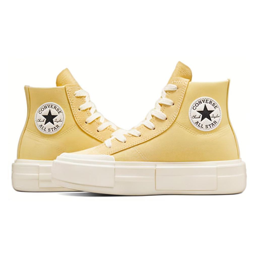 Converse Chuck Taylor All Star Comfortable Versatile Durable Breathable High-Top Canvas Shoes Unisex Sneakers Yellow A05469C