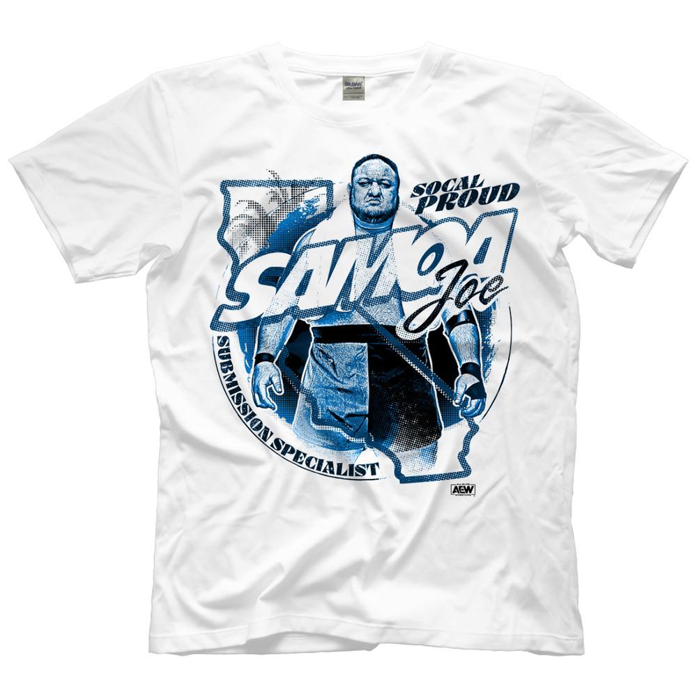Samoa Joe  SoCal Proud AEW Official TShirt Unisex T-Shirt M