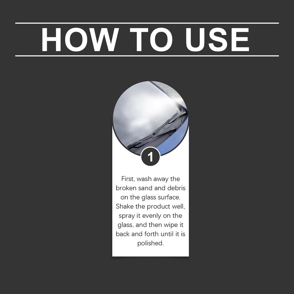 Car Windshield Repellent Nano Coating Auto Glass Window Dust Stain Remover Cleaning Waterproof Hydrophobic Spray Glass Film