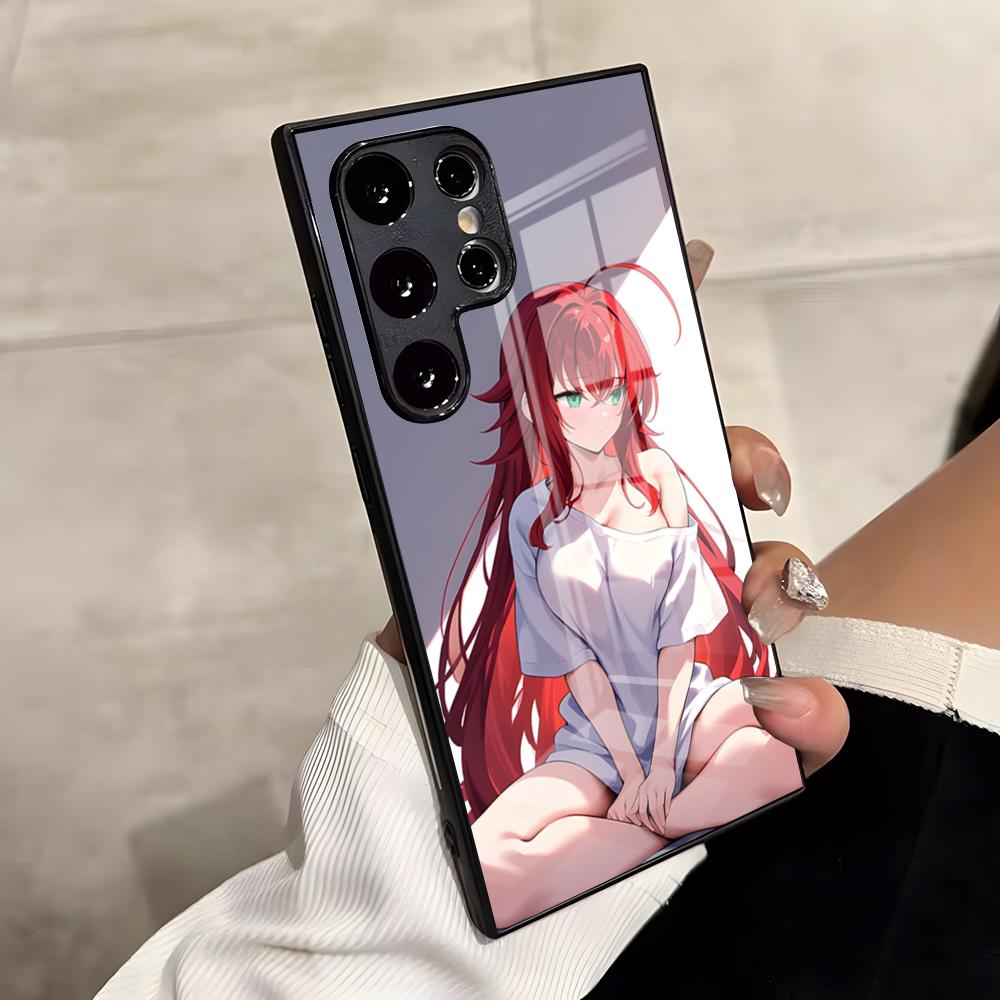 High School DxD Hero Handyhülle Für Samsung S26 S25 Edge Ultra S23 S22 S21 S20 Ultra Plus S24 Fe A54 A53 A25 Glasabdeckung