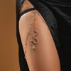 1 Women's European And American Trendy Multi-layer Chain Tassel Elastic Rope Thigh Chain Nightclub holiday Party Gift-4040