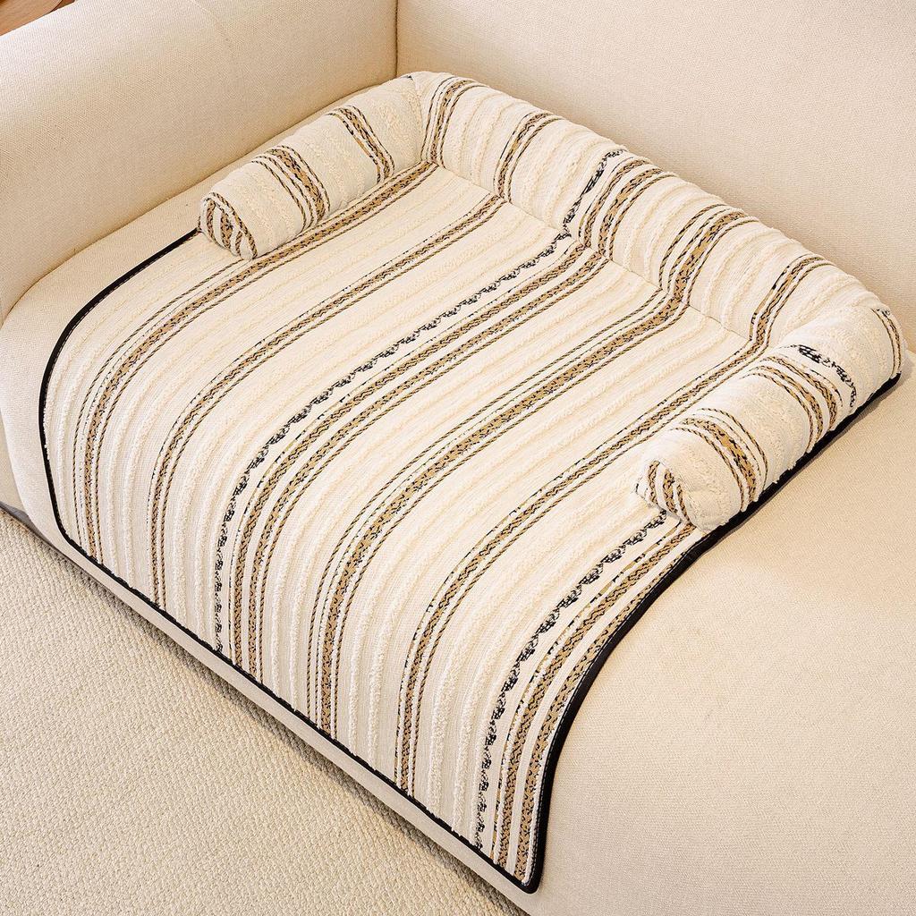 Plush Anti-Scratch Non-Slip Pet Mat for Cats & Dogs - Thickened Sofa Dog Bed