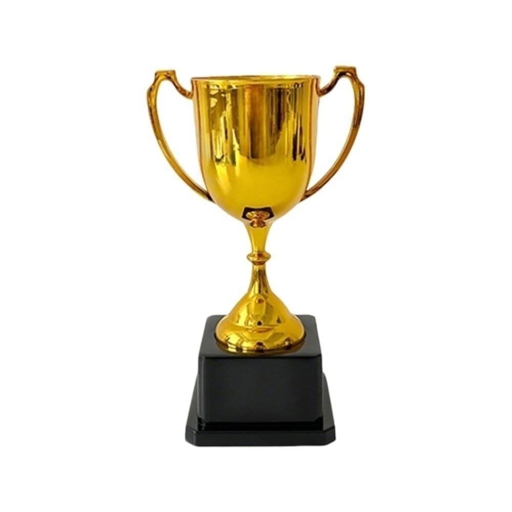 

Creative Trophy Flower Vase Lightweight Decorative Flower Bucket Stylish Multi-purpose Creative Floral Container Event Decor золотий