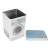Laundry Powder Metal Box Large Capacity Metal Laundry Detergent Canister Container for Storing Washing Tablets Blue