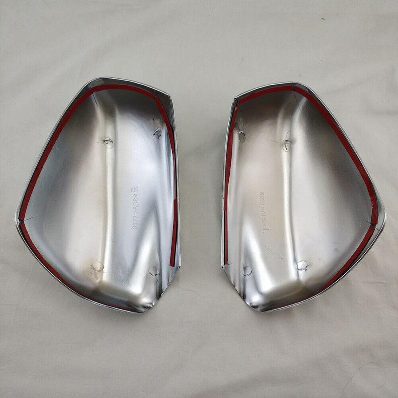 For Peugeot 301 2012 2013 2014 2015-2018 ABS Chrome Car Rearview Side Mirror Cover Wing Cap Exterior Door Trim Adhesive Sticker
