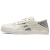 Aaron Slip-On Fabric Synthetic Leather Canvas Comfortable Versatile Low-Top Casual Shoes Unisex Sneaker White Gray 1203A318-200