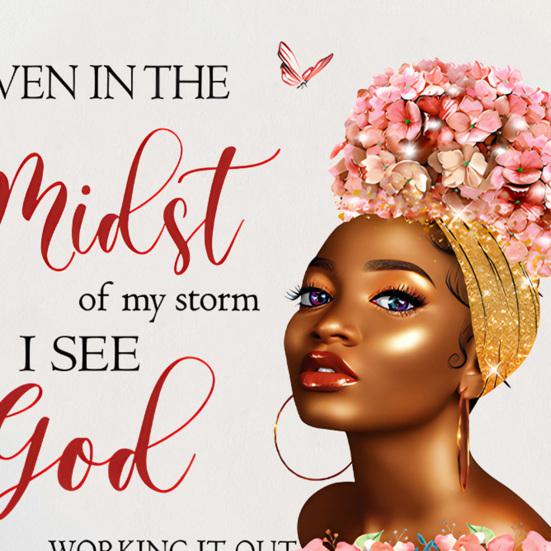 Schwarzes Mädchen Wandaufkleber Inspirierendes Zitat Wandtattoos Abnehmbar Peel and Stick Wandkunst für Schlafzimmer Wohnzimmer TV-Hintergrund Dekor