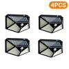 1-10Pcs 100 LED Solar Wall Lights Outdoor Solar Lamp PIR Motion Sensor Solar Powered Sunlight Street Light for Garden Light