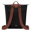 Longchamp Le Pliage Original Struktur Logo Verstellbarer Breiter Schultergurt Nylon Tragetasche Rucksack Damen Rucksack Schwarz 10284089001