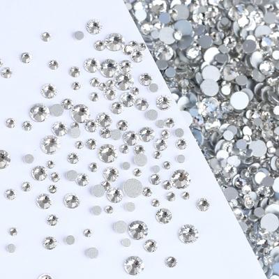 Quality Nail Art Diamond Mixed Nail Art Trinkets Guomao A Diamond Mixed Size Ss4-Ss12 Glass Diamond 500 Pcs