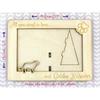 Golden Retriever – Photo frame, engraved wooden frame | Art-Dog