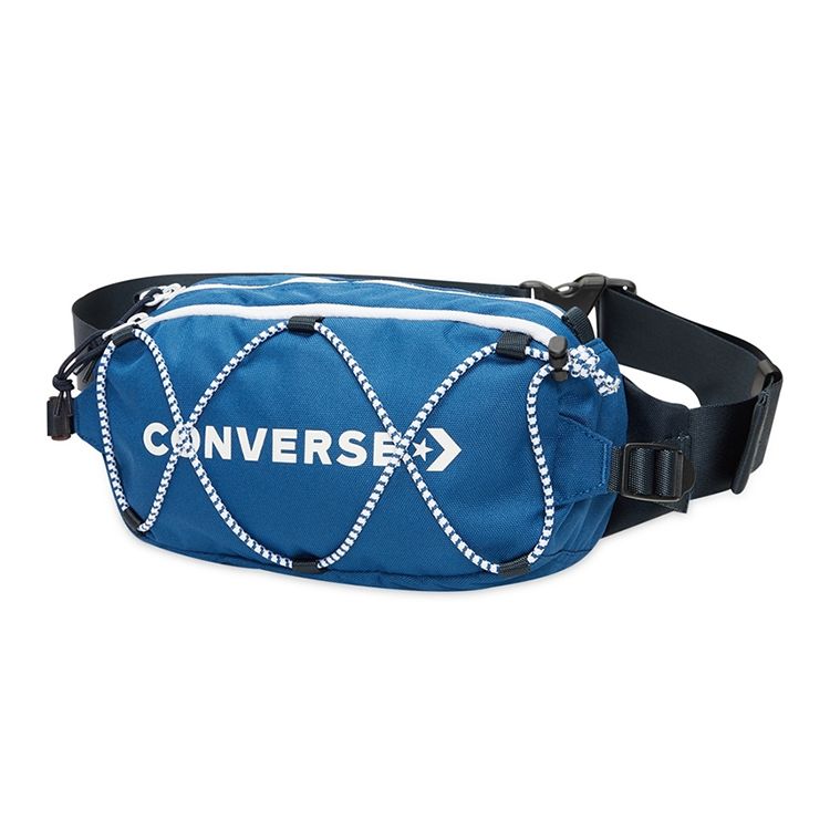 Converse Sports Casual Polyester Waist Bag Regular Unisex bags Blue 10017263-A09 Blue