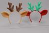 Christmas Reindeer Headband, Hair Hoop, Hair Ornament, Hair Clip, Costume Accessory, Deer Antler, Party Supplies, Unisex, Cosplay, Costume